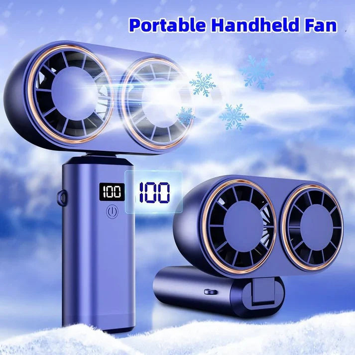 Mini Fan Foldable Portable Neck Hanging Fans